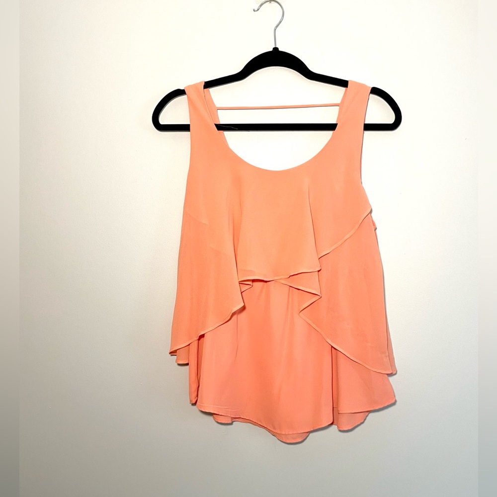 Peach Dressy Tank Top